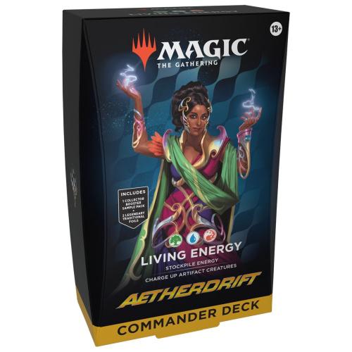 MTG Aetherdrift Commander Deck Living Energy