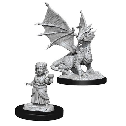 D&D Nolzurs Minis: Dragon Silver Wyrmling