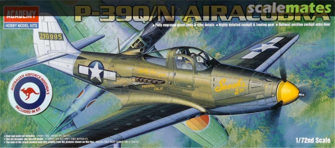 Academy 1:72 Aus P39Q/N Airacobra